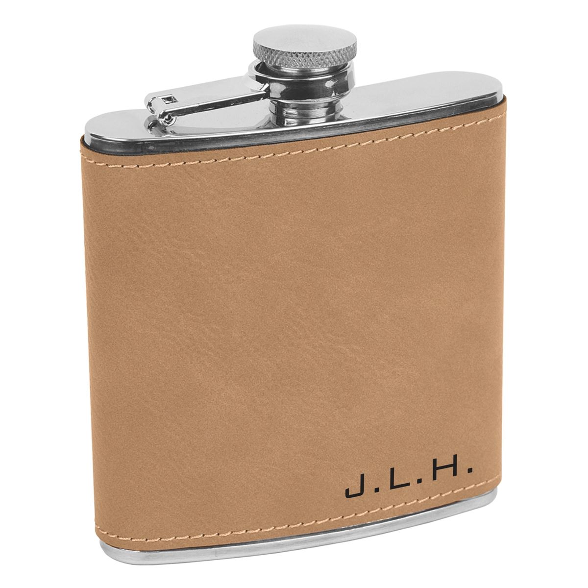 Monogrammed Groomsman Flask