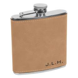 Monogrammed Groomsman Flask