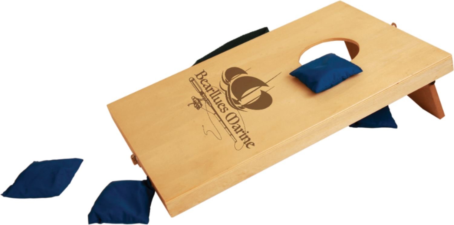 Laser Engraved Mini Beanbag Toss, Custom Sandbag Game
