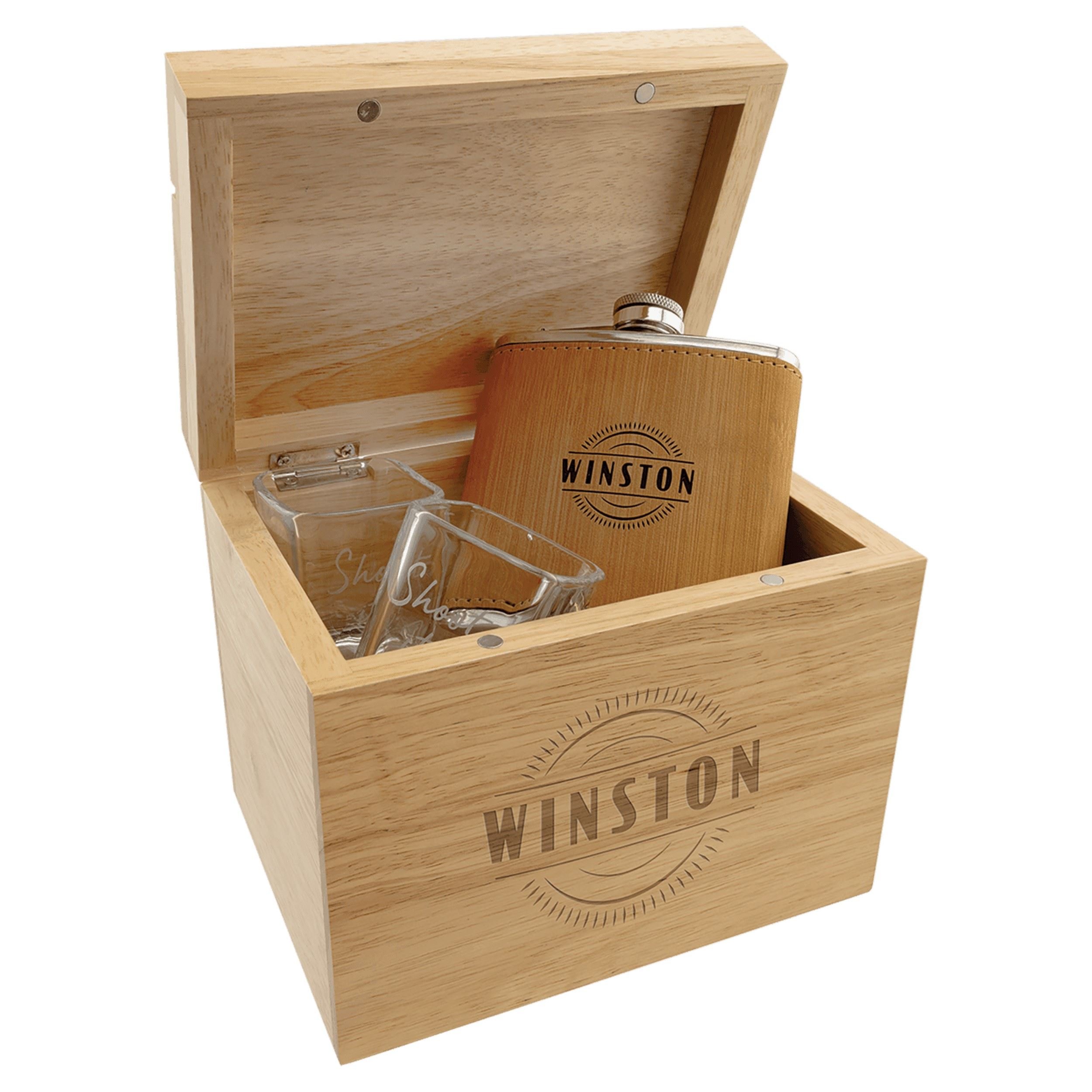 Laser Engraved Wooden Keepsake Gift Box
