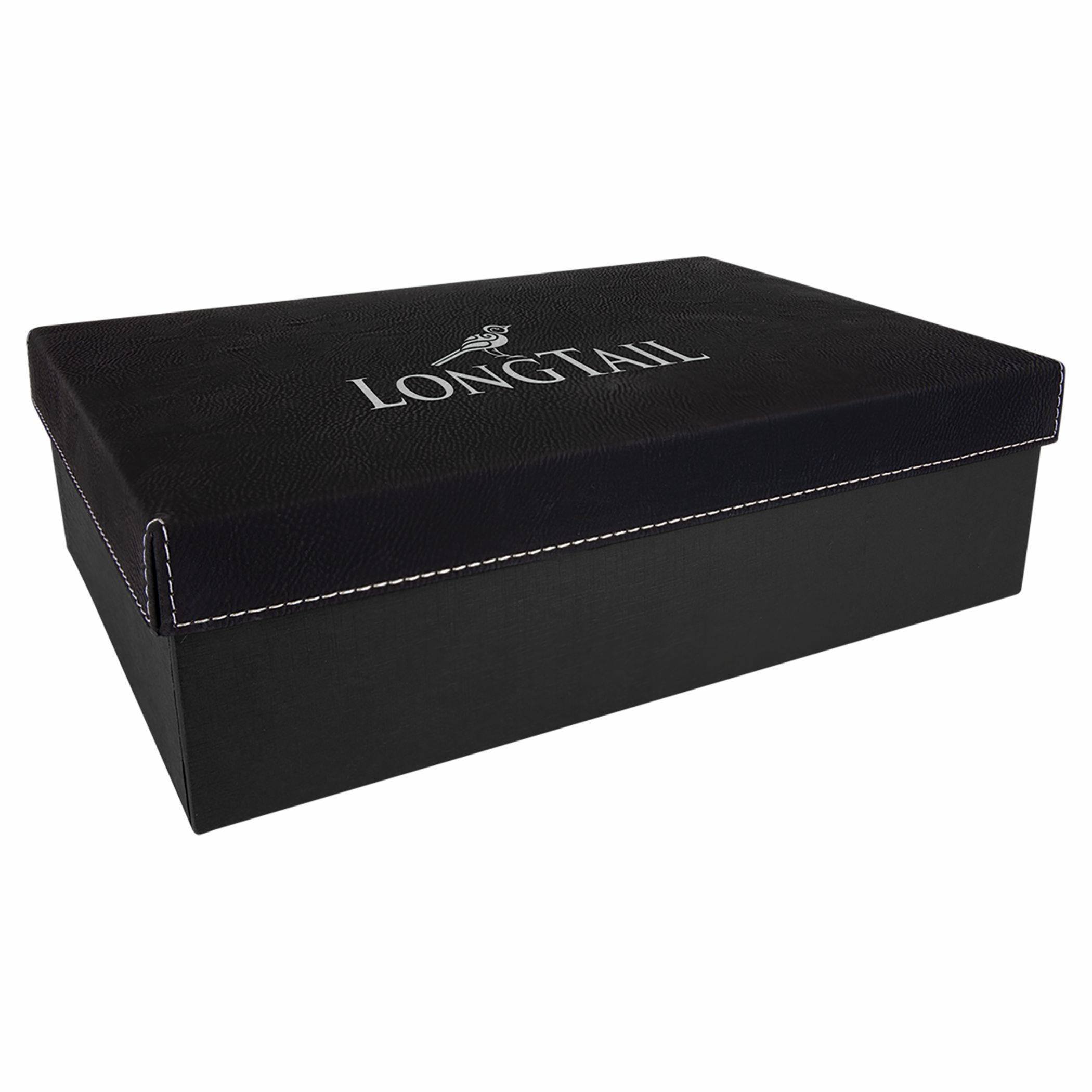 Custom Leather Gift Box, 11 3/4x7 3/4"