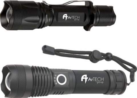 Rechargeable Flashlight Gift Set 800Lms, 1200Lms