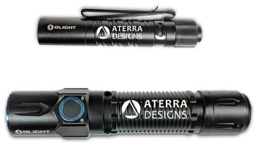 Olight Tactical Flashlight and Pocket Flashlight Gift Set 180Lms, 2300Lms