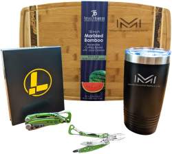 Leatherman & Bamboo Cutting Board Gift Set