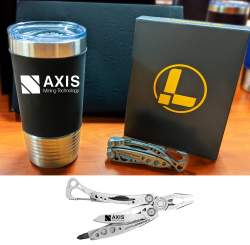 Leatherman & Drinkware Gift Set