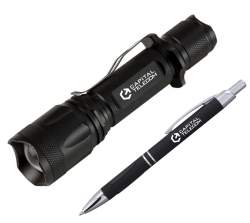 Personalized Pen and Flashlight Gift Set