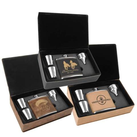 Personalized Flask Gift Set