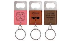 Wedding Favor Opener Keychain, Rectangle