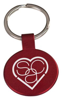 Metal Round Keychain