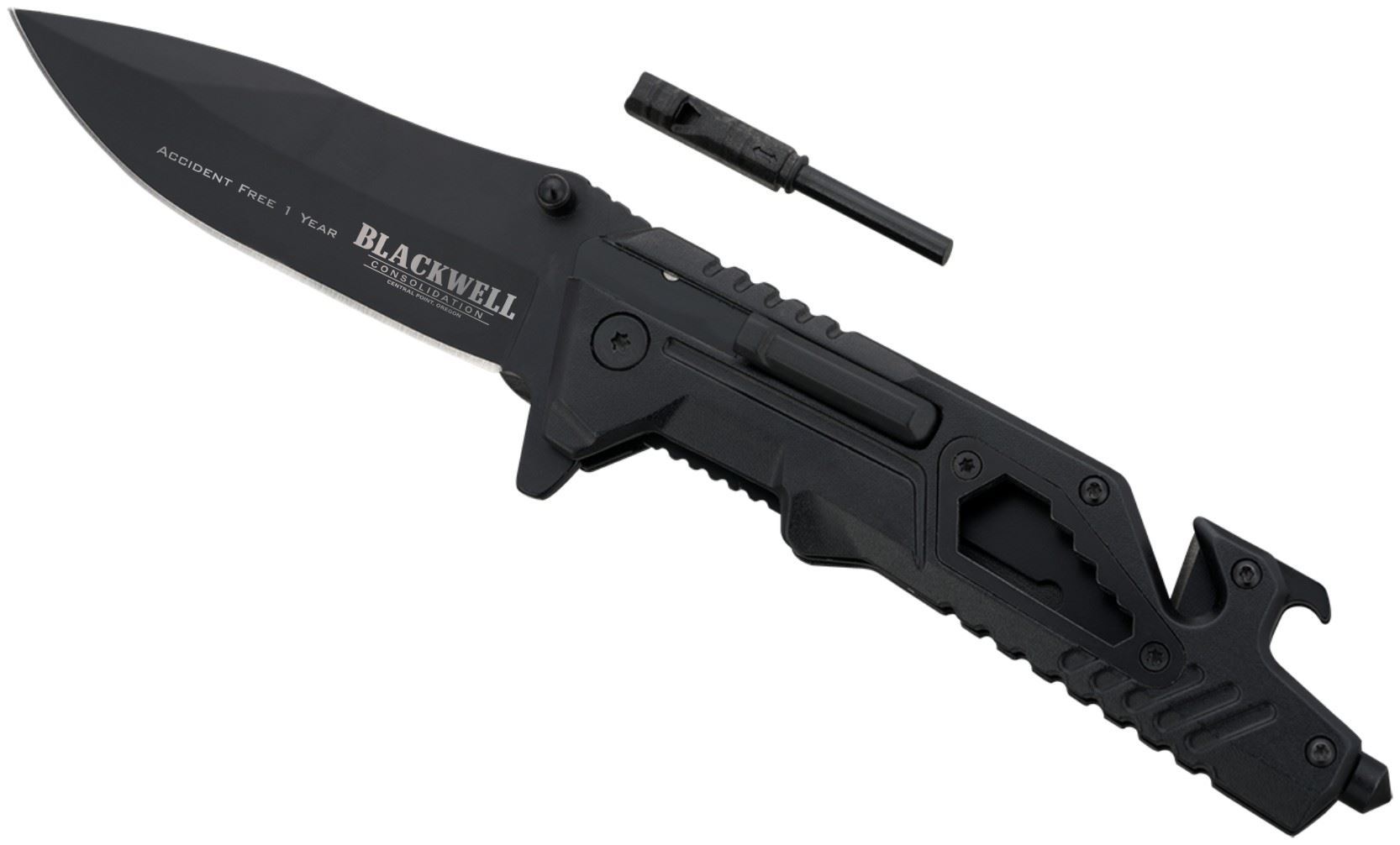 Personalized Cutler Survival Rescue Knife, 3.5" blade