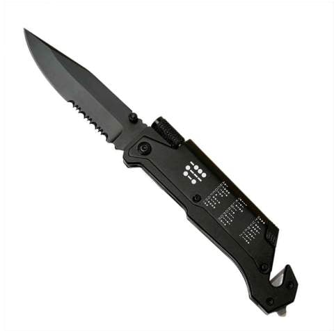 Morse Code Survival Rescue Knife