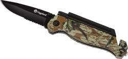 Custom Camo Survival Rescue Knife