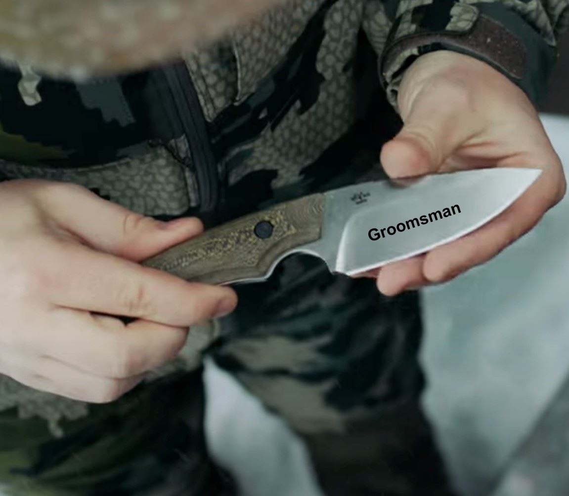 Engraved Buck Alpha Hunter Knife 664, 3.625 Engraved Buck Alpha Hunter Knife 664, 3.625