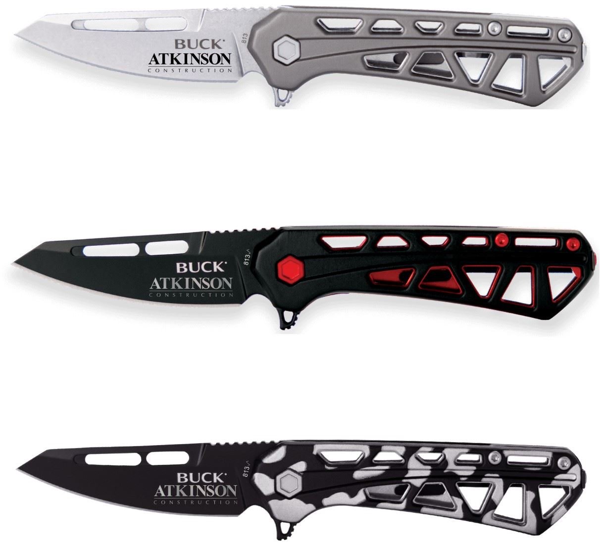 Laser Engraved Buck Mini Trace Ops 813, 2.43" Blade