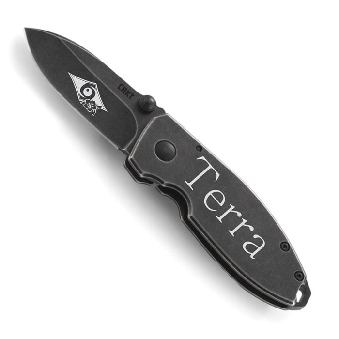 Engraved CRKT Squid Knife