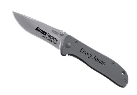 Personalized CRKT Drifter Steel Handle 2.88" Blade