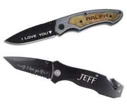 I Love You Engraved Pocket Knife Gift for Boyfriend, Husband, Man Gift