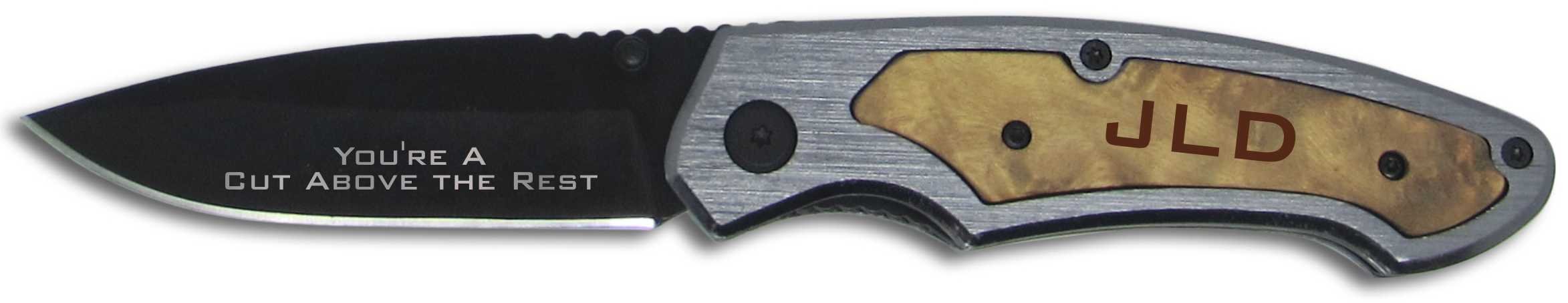 You're a Cut Above Wood Handled Knife