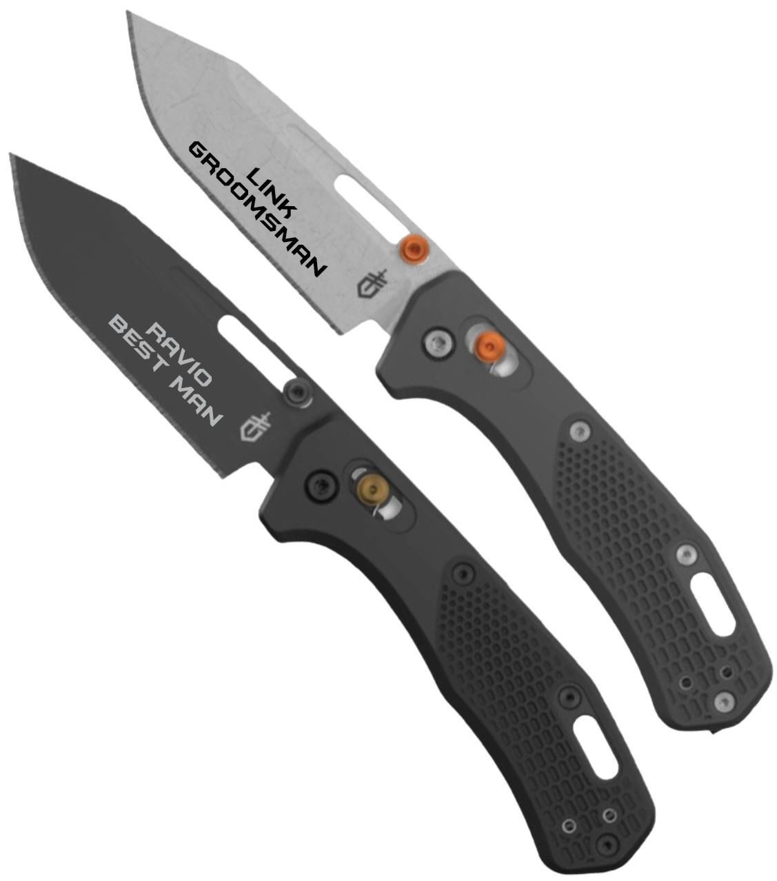 Custom Engraved Gerber Assert, 2.98" blade