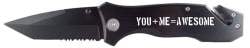 You, Me, Awesome Black Rescue Knife
