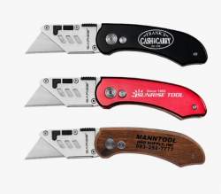 UtilityPro Personalized Push Button Locking Blade Utility Box Cutter