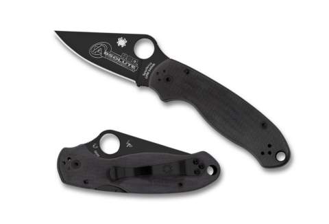 Spyderco Para 3 Black G-10 Handle C223GBK