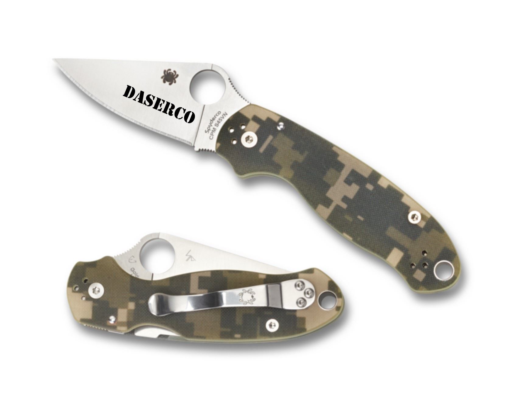 Spyderco Para 3 G-10 Digital Camo Handle C223GCMO