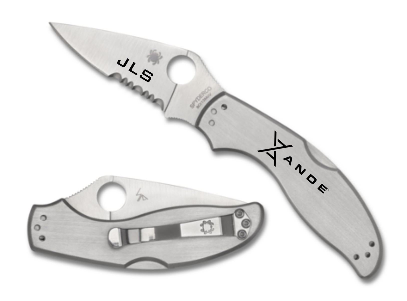 Spyderco UpTern Engraved Pocket Knife C261