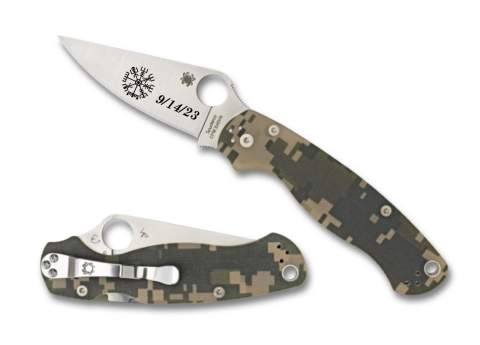 Spyderco Para Military 2 G-10 Digital Camo Handle C81GCMO2