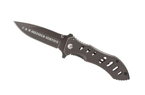 Gunmetal Folding Tactical Knife