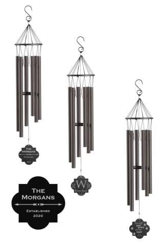 Engraved Wind Chime Large 35"