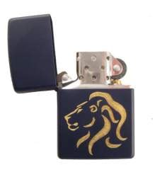Black Matte Engraved Zippo Lighter