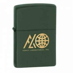 Green Matte Personalized Zippo Lighter