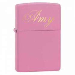 Zippo Pink Matte Custom Lighters