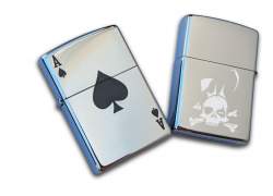 Lucky Ace Zippo with Engraving