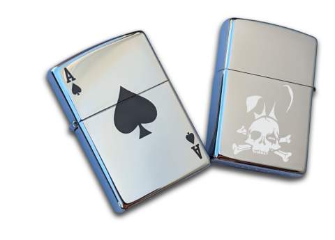 Lucky Ace Zippo with Engraving
