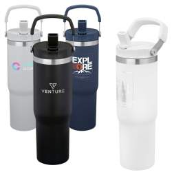 Urban Peak Engraved Pinnacle 25oz Insulated Flip Straw Tumbler