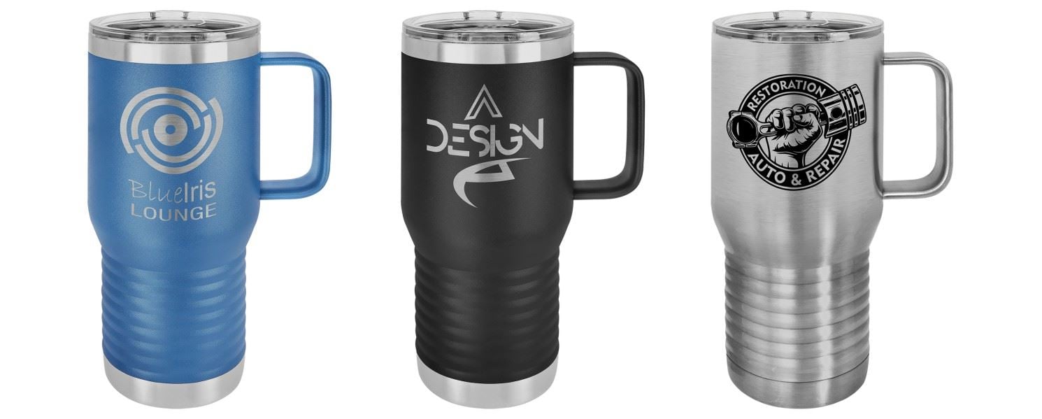 Bulk Custom Engraved Stainless Steel Tumblers With Logo by Lifetime  Creations: Promotional Coffee Travel Mugs, Christmas Gifts for Employees 