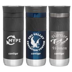 Contigo Byron 2.0 20oz Double Wall Stainless Tumbler, Silicone Grip, Snapseal Leak Proof Lid