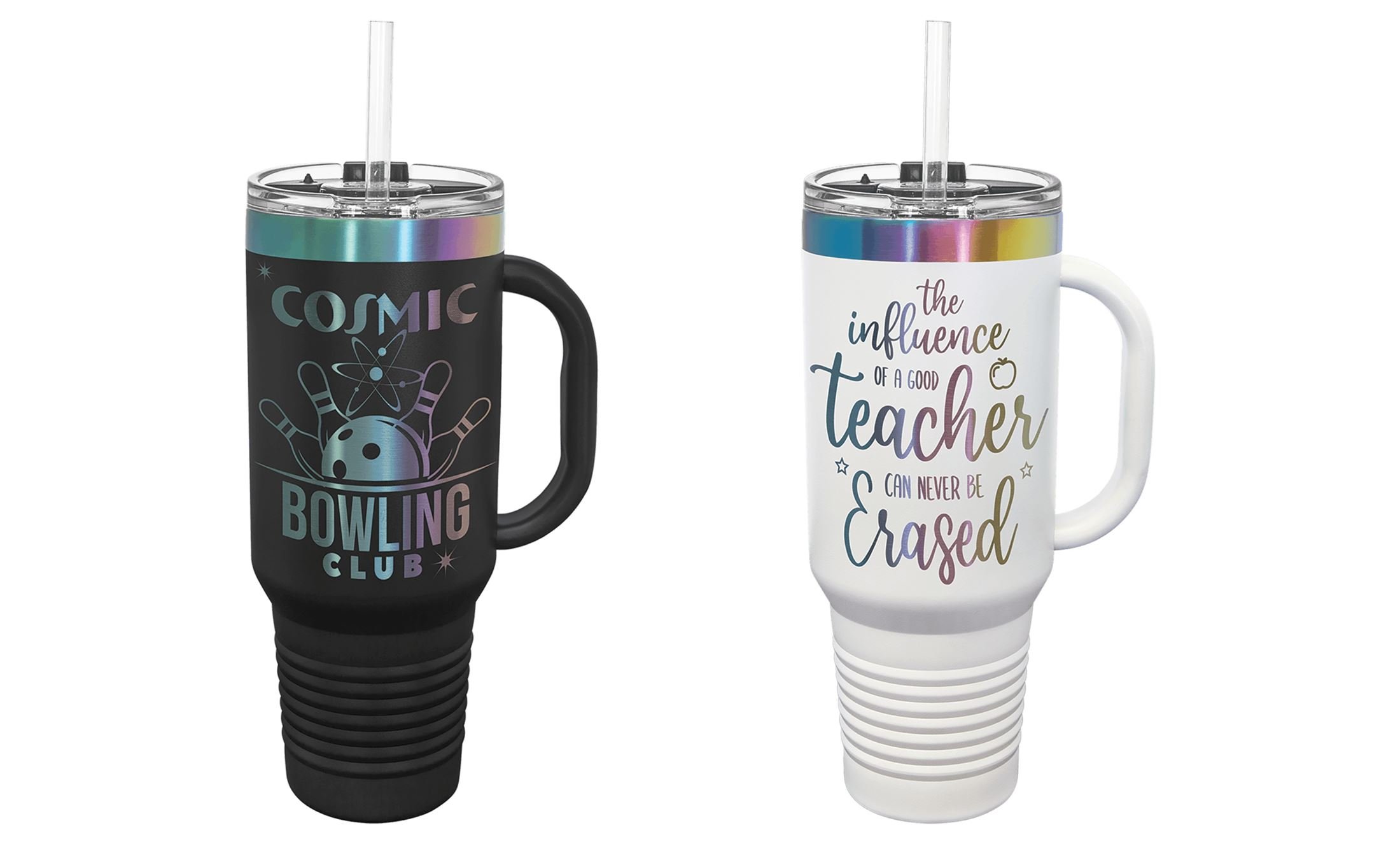 Custom Polar Camel 40oz Insulated Engraved Prism Travel Mug