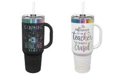 Custom Polar Camel 40oz Insulated Engraved Prism Travel Mug