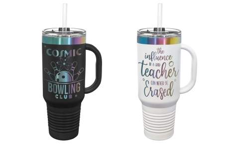 Custom Polar Camel 40oz Insulated Engraved Prism Travel Mug