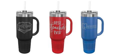 Polar Camel 40oz Insulated Engraved Travel Mug