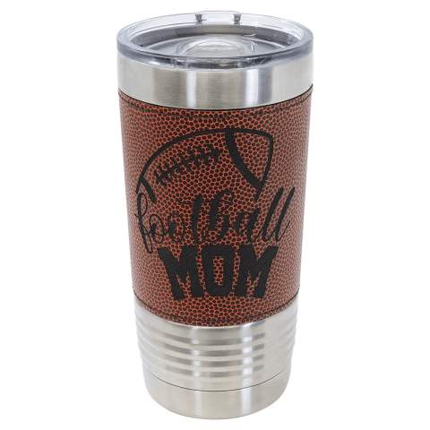 Laser Engraved Polar Camel 20oz Football Tumbler