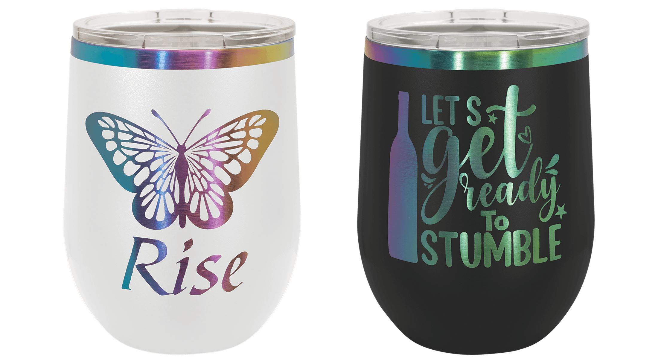 Customized 12oz Circe Thermal Prism Tumbler