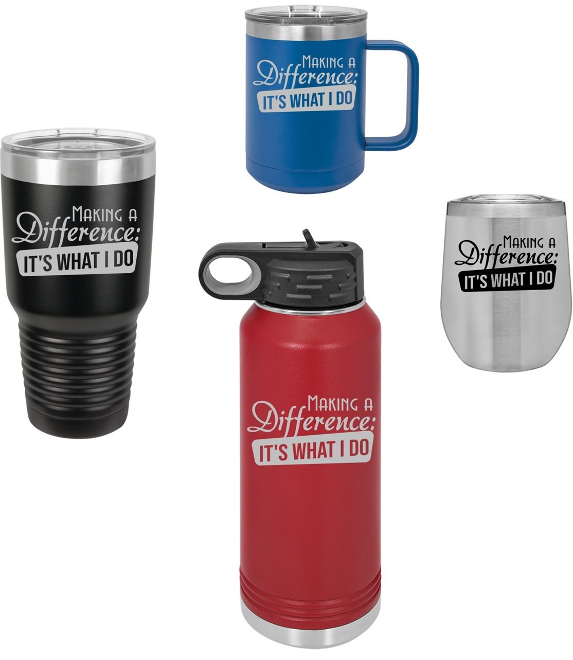 "Making a difference. It's what I do." Personalized Nurse, Firefighter, Doctor Mug  Mug