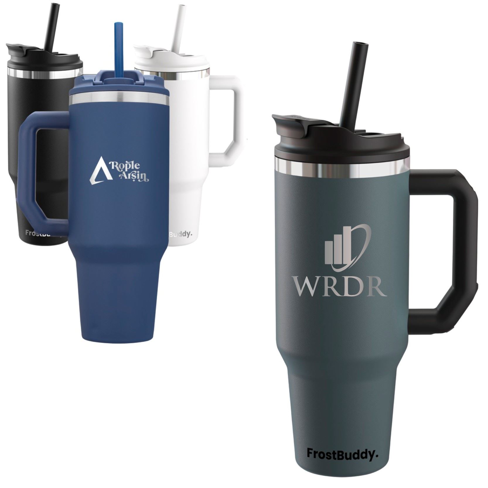 Personalized Frost Buddy Thicc Buddy 40oz Insulated Tumbler and Drink Holder