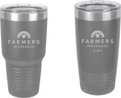 Set of 30oz and 20oz Stainless Thermal Tumblers