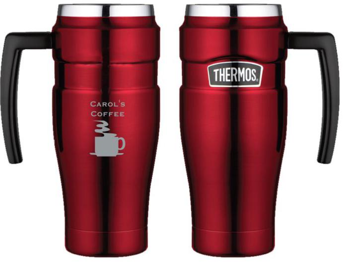 custom thermos mug