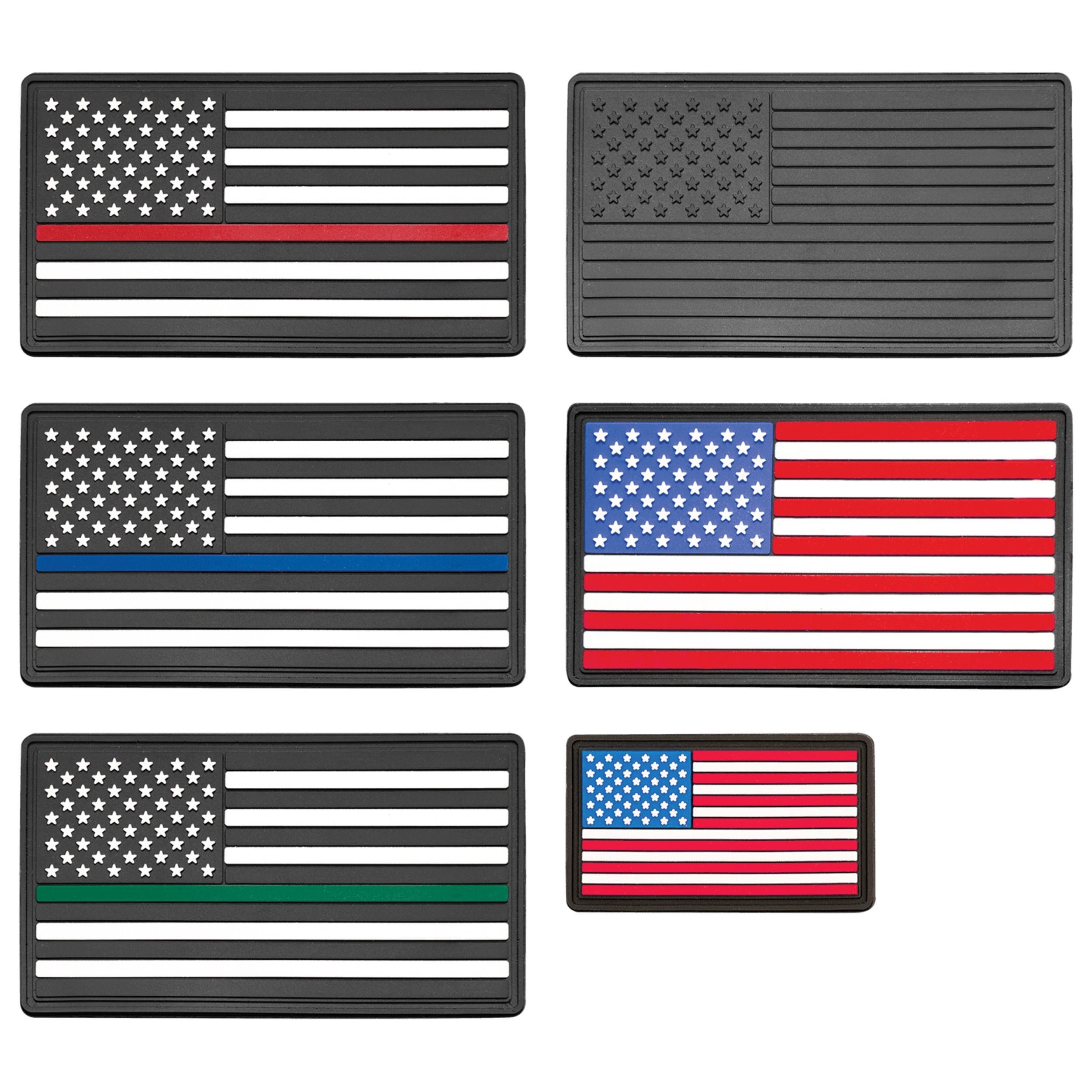 3D durable PVC FLAG PATCHES